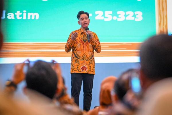 Wakil Presiden (Wapres) Gibran Rakabuming dalam pembukaan Rapat Koordinasi (Rakor) Evaluasi Kebijakan Pendidikan Dasar dan Menengah bersama para Kepala Dinas Pendidikan dari Seluruh Indonesia (Foto: Istimewa) (Foto: Istimewa) 