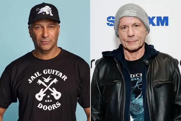 Tom Morello pada 19 Oktober 2024; Bruce Dickinson pada 16 Januari 2024. (FOTO: GETTY IMAGE) 