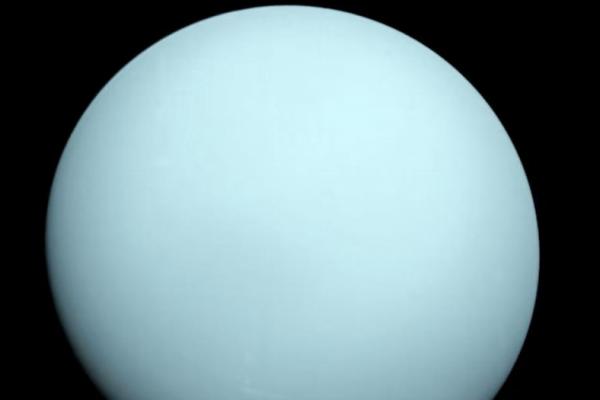 Gambar planet Uranus yang diambil oleh wahana antariksa NASA Voyager 2 pada tahun 1986. Handout via REUTERS 