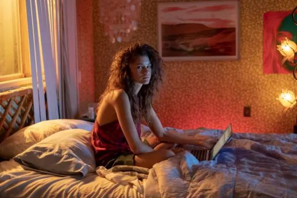 Zendaya berperan sebagai Rue dalam serial hits HBO `Euphoria`. (FOTO: HBO) 