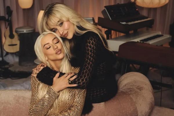 Christina Aguilera Kejutkan Penggemar Sabrina Carpenter Tampil di Konser Penyanyi Espresso. (FOTO: INSTAGRAM) 