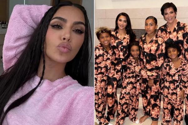 Kim Kardashian berpose bersama empat anak dan ibunya, Kris Jenner. (FOTO: INSTAGRAM) 