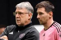 Pelatih Inter Miami Tata Martino bersama Lionel Messi (Foto: Goal)