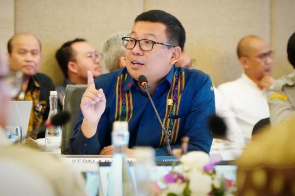 Kepala Badan Pangan Nasional/National Food Agency (NFA)  Arief Prasetyo Adi dalam Rapat Koordinasi (Rakor) bersama Menko Bidang Pangan di Jakarta, Kamis (21/11/2024). (foto:NFA) 