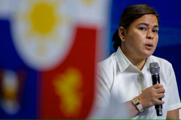 Wakil Presiden Filipina dan Menteri Pendidikan Sara Duterte di Kota Pasay, Metro Manila, Filipina, 26 Juli 2022. REUTERS 