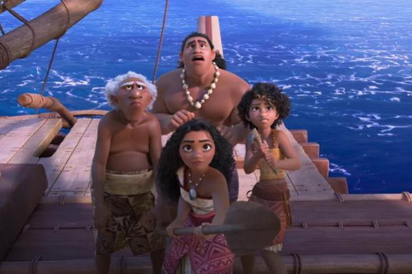 Moana 2 yang diperankan Dwayne Johnson dan  Auli`i Cravalho. (FOTO: DISNEY) 