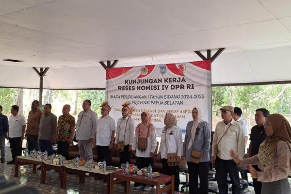 NFA dampingi kunjungan kerja Komisi IV DPR di Kabupaten Kapuas, Kalimantan Tengah, Sabtu (7/12/2024).(foto:NFA) 