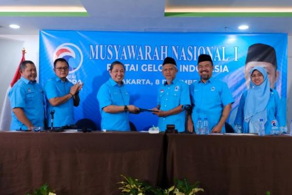 Musyawarah Nasional I Partai Gelora, Minggu (8/12/2024). Foto: dok. katakini 