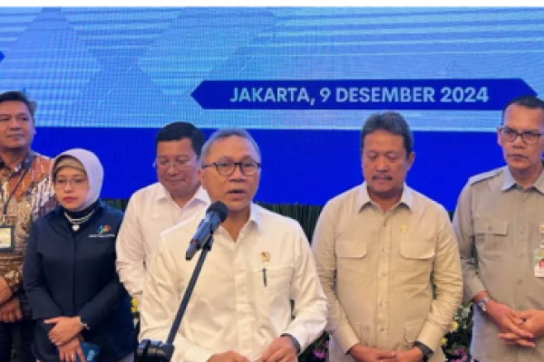 Menko Pangan Zulkifli Hasan menyatak, Indonesia tidak akan impor lagi empat komoditas pangan pada 2025.(foto:Antara) 