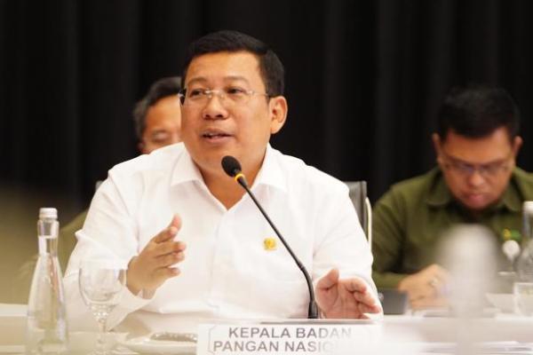 Kepala Badan Pangan Nasional/National Food Agency (NFA) Arief Prasetyo Adi dalam Rapat Koordinasi Terbatas Penetapan Neraca Komoditas Pangan Tahun 2025 di Jakarta, pada Senin (9/12/2024).(foto:NFA) 