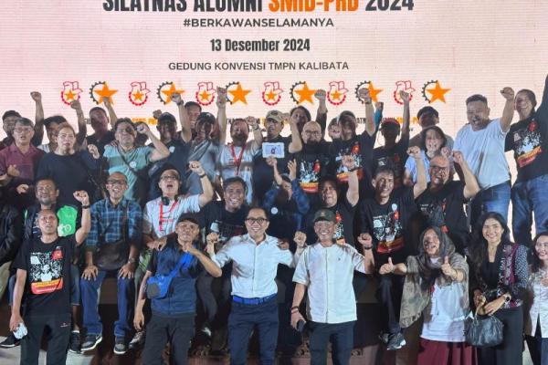 Silaturahmi Nasional (Silatnas) alumni Solidaritas Mahasiswa Indonesia untuk Demokrasi dan Partai Rakyat Demokratik (SMID-PRD) (Foto: Ist) 