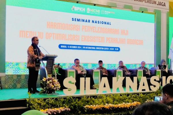 Ketua MPR RI Ahmad Muzani menghadiri Silaturahmi Kerja Nasional (SILAKNAS) Ikatan Cendikiawan Muslim Indonesia (ICMI) di Bogor, Minggu (Foto: Humas MPR) 