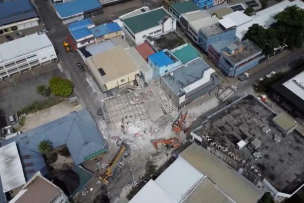 Bangunan yang rusak akibat gempa bumi di Vanuatu (Foto: REUTERS) 