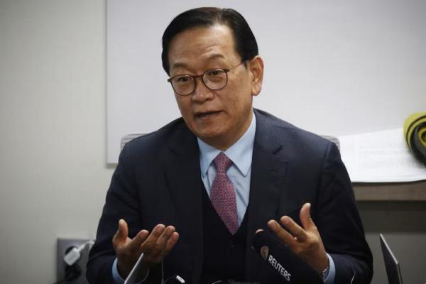 Seok Dong-hyeon, pengacara Presiden Korea Selatan yang dimakzulkan Yoon Suk Yeol, di Seoul, Korea Selatan, 19 Desember 2024. REUTERS 