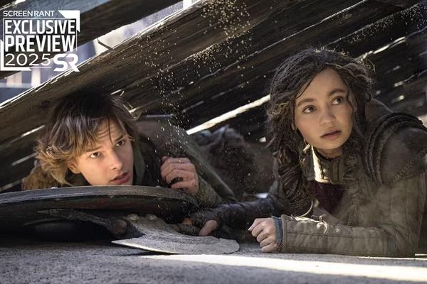 Inilah Gambar Pertama How to Train Your Dragon Live-Action: Hiccup dan Astrid Bersembunyi. (FOTO: UNIVERSAL PICTURES) 