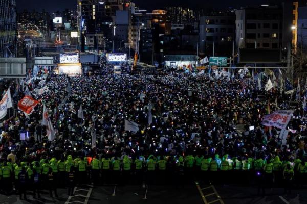 Protes terhadap Yoon Suk Yeol, Seoul, 4 Januari 2025. REUTERS 