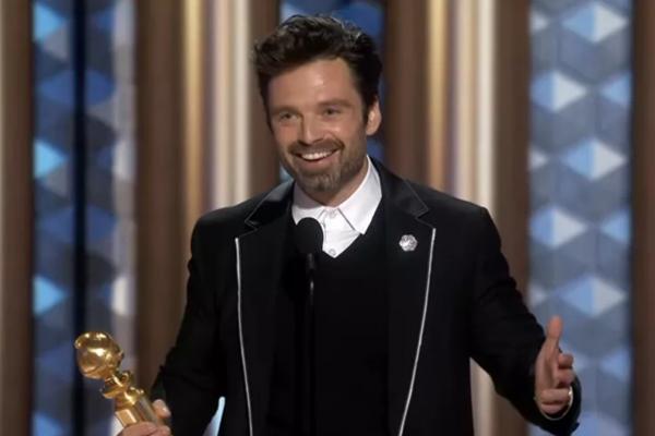 Golden Globes 2025, Sebastian Stan Raih Penampilan Terbaik Aktor Utama untuk A Different Man. (FOTO: CBS) 