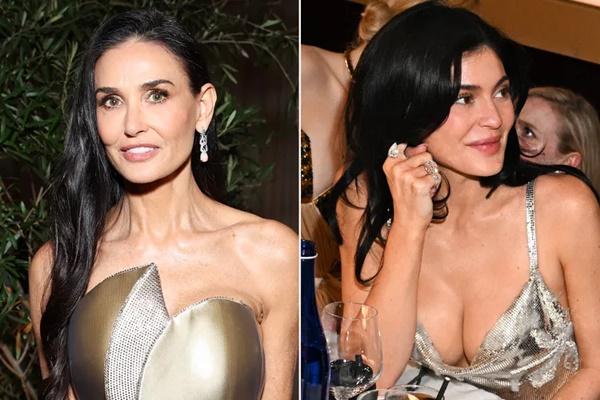 Viral, Sikap Demi Moore Abaikan Kylie Jenner yang Ingin Beri Ucapan Selamat di Golden Globes 2025. (FOTO: GETTY/CBS) 