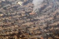 Ribuan rumah hangus dilalap api akibat Kebakaran Palisades dan Eaton di California, Los Angeles. (FOTO: AFP)