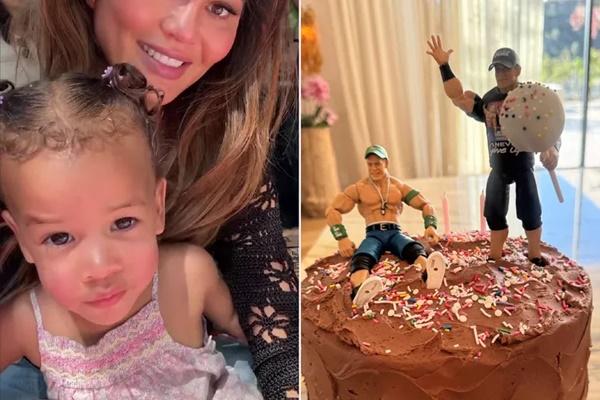 Chrissy Teigen Bersyukur Bisa Pulang ke Rumah Rayakan Ulang Tahun Putrinya Esti yang Ke-2. (FOTO: INSTAGRAM) 