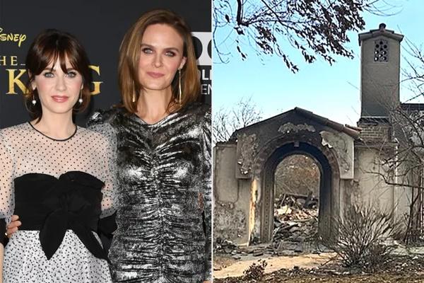 Zooey Deschanel dan Emily Deschanel beserta rumah masa kecil mereka. (FOTO: FILMMAGIC/INSTAGRAM) 