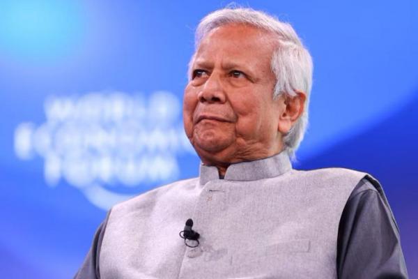 Muhammad Yunus, Kepala Penasihat Pemerintah Bangladesh, menghadiri pertemuan Forum Ekonomi Dunia tahunan ke-55 di Davos, Swiss, 23 Januari 2025. REUTERS 