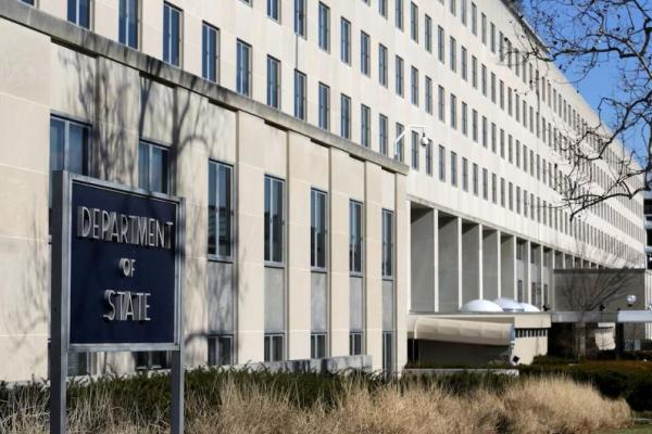 Gedung Departemen Luar Negeri terlihat di Washington, AS, 26 Januari 2017. REUTERS 