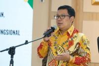 Kepala Badan Pangan Nasional/National Food Agency (NFA)  Arief Prasetyo Adi saat menghadiri pelantikan pejabat pimpinan tinggi pratama dan pejabat fungsional NFA, di Jakarta,Jumat (24/1/2025).(foto:NFA)