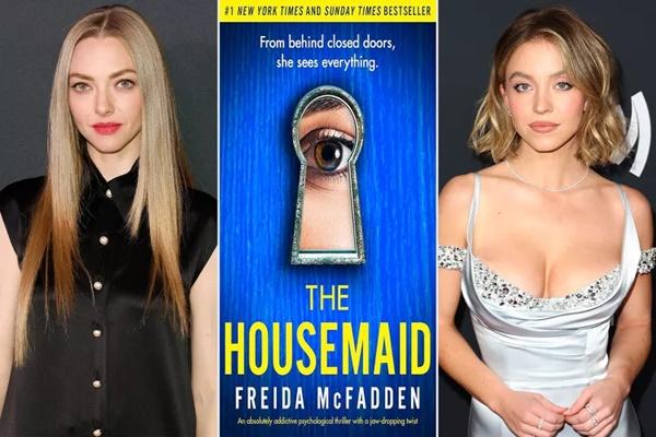 Sydney Sweeney dan Amanda Seyfried Bintangi The Housemaid Adaptasi dari Novel Laris Freida McFadden. (FOTO: WIREIMAGE/AMAZON/GETTY) 