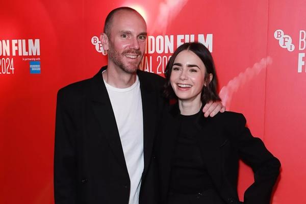 Charlie McDowell dan Lily Collins menghadiri presentasi khusus The Summer Book di The Curzon Mayfair pada 12 Oktober 2024. (FOTO: WIREIMAGE) 