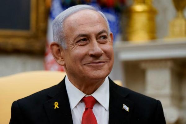 Perdana Menteri Israel Benjamin Netanyahu saat bertemu Presiden AS Donald Trump di Gedung Putih di Washington, AS, 4 Februari 2025. REUTERS 