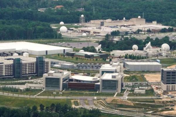 Gedung USCYBERCOM berdiri di kampus Badan Keamanan Nasional di Fort Meade, Maryland, AS, 25 Mei 2020. REUTERS 