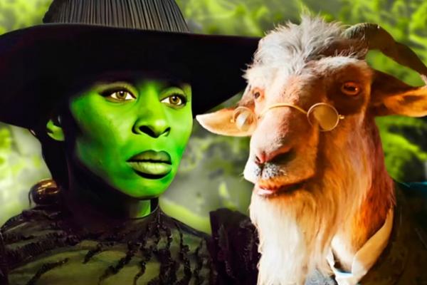 Film Wicked yang dibintangi Cynthia Erivo dan Peter Dinklage sebagai D. Dillamond. (FOTO: UNIVERSAL PICTURES) 