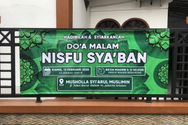 Ilustrasi - Pembacaan doa malam Nisfu Syaban (Foto: Ist/Habib Katakini.com) 