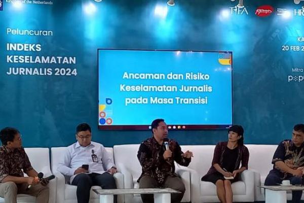 Peluncuran Indeks Keselamatan Jurnalis 2024. Foto: amsi 