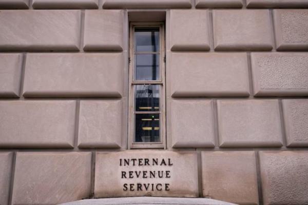 Pemandangan gedung Internal Revenue Service di Washington, D.C., AS, 16 Februari 2025. REUTERS 