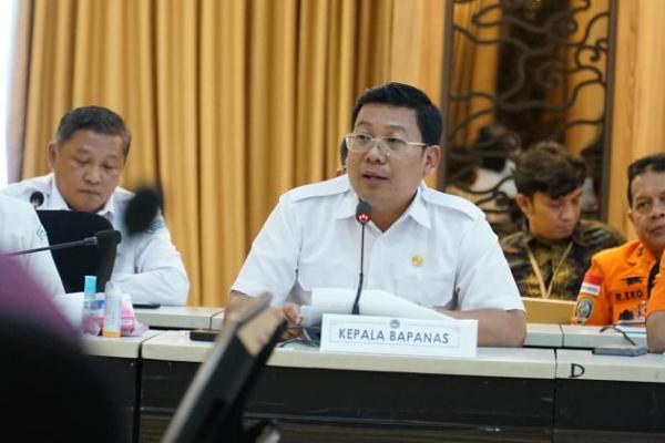 Kepala Badan Pangan Nasional/National Food Agency (NFA)  Arief Prasetyo Adi saat Rakor yang dipimpin oleh Menko PMK Pratikno, Rabu (5/3/2025).(foto:NFA) 