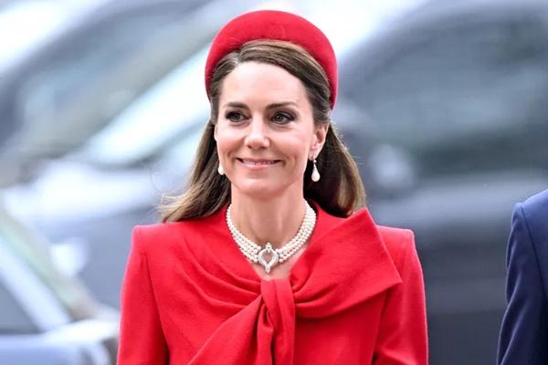 Kate Middleton Kembali ke Commonwealth Day Service untuk Pertama Kalinya. (FOTO: GETTY IMAGES) 