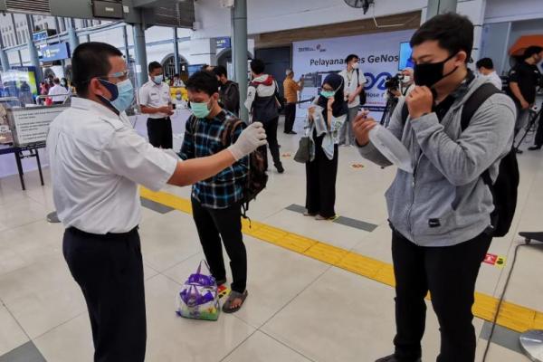 Hari Ini, Stasiun GambirLayani Pemeriksaan GeNose C19