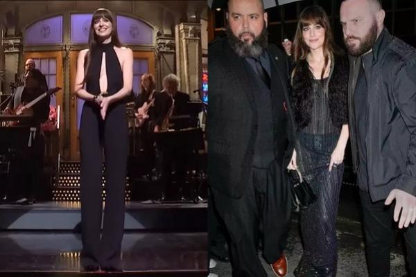 Gaya Simpel dan Seksi Dakota Johnson Jadi Host SNL dan Afterparty